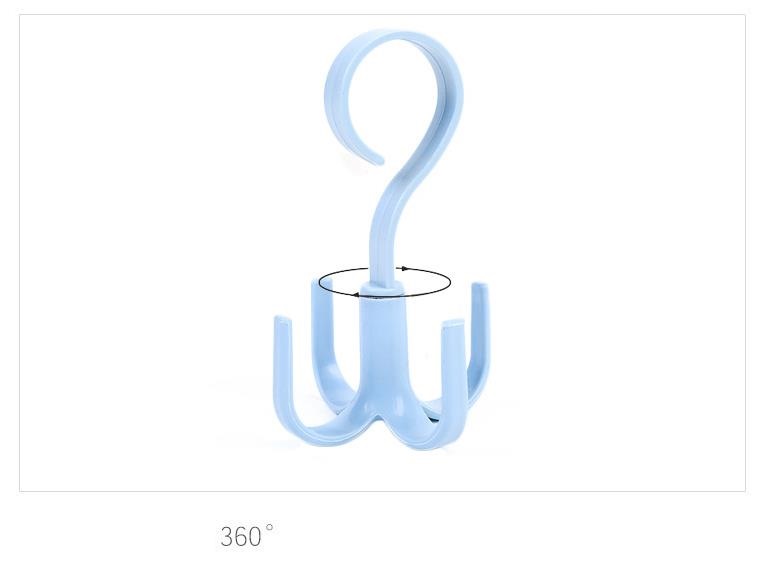 Otočný závesný organizér na doplnky – zelený (360°)