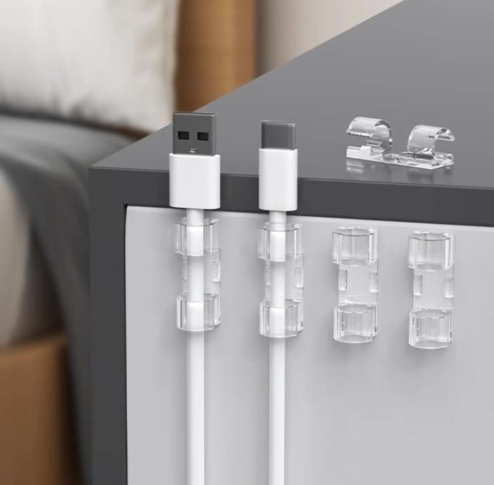 Samolepiace klipy na káble – 20 ks (veľkosť S)