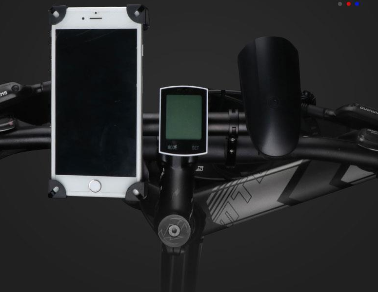 Konzola na riadidlá kolesa, 20cm, čierna