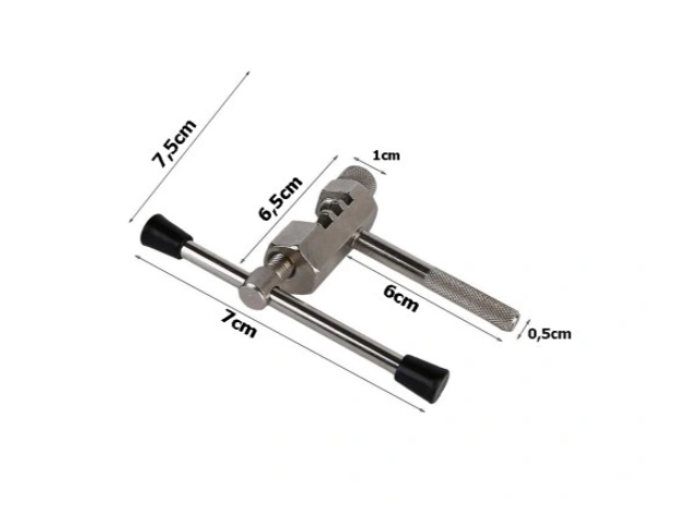 Nitovač, roznitovač a kľúč na reťaz 3v1, sťahovák na reťaz