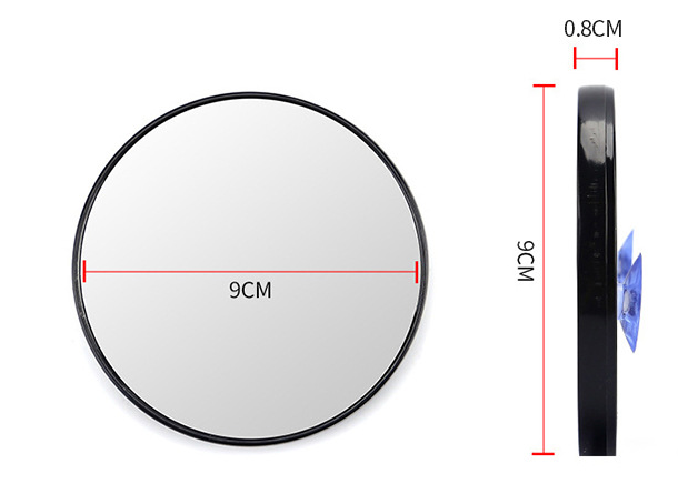 10x zväčšujúce zrkadlo na zrkadlo