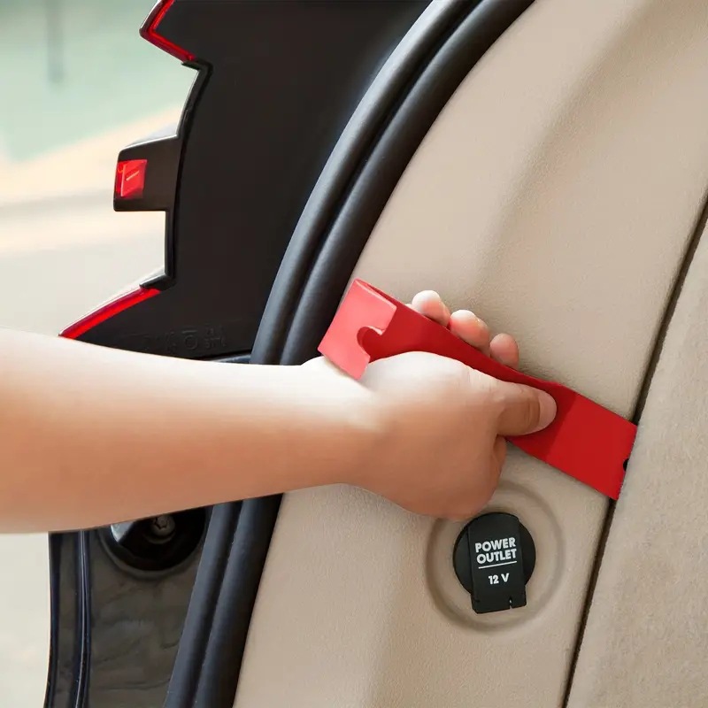 Súprava na demontáž obloženia vozidla 7ks, červená