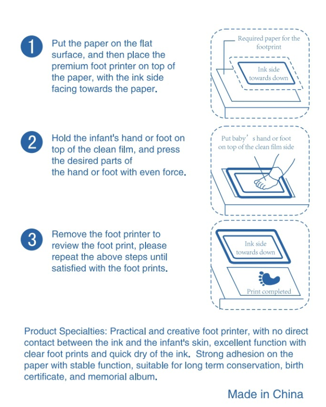 Odtlačok labky – atramentová sada L (pre zvieratá)