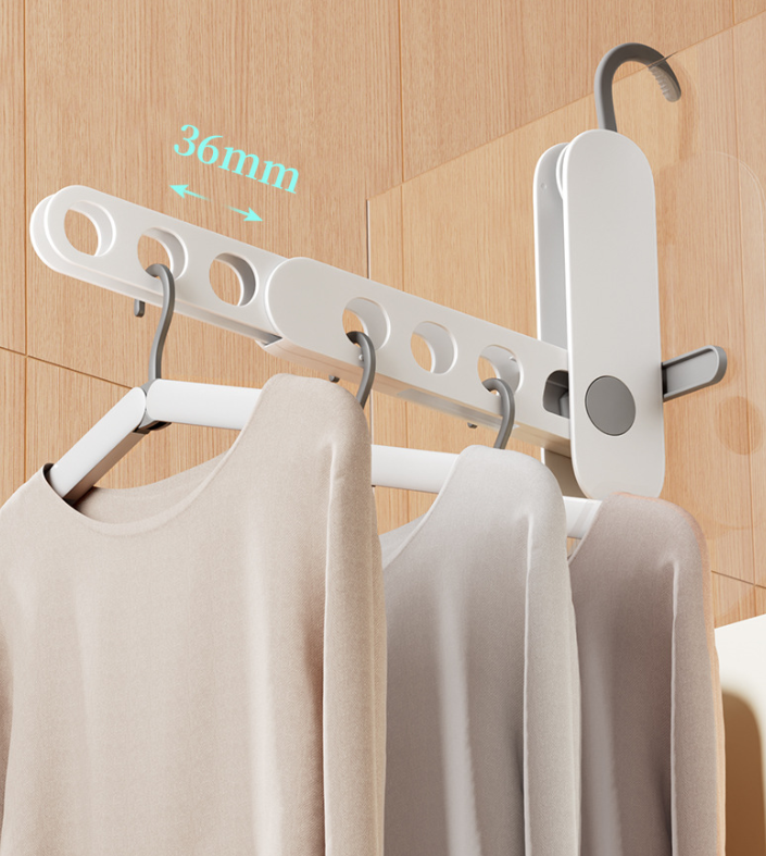 Skladací držiak na ramienka – 7 otvorov, otočný