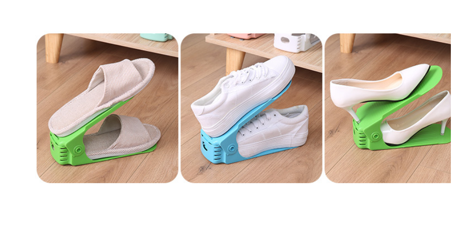 Nastaviteľný organizér na topánky - ružový