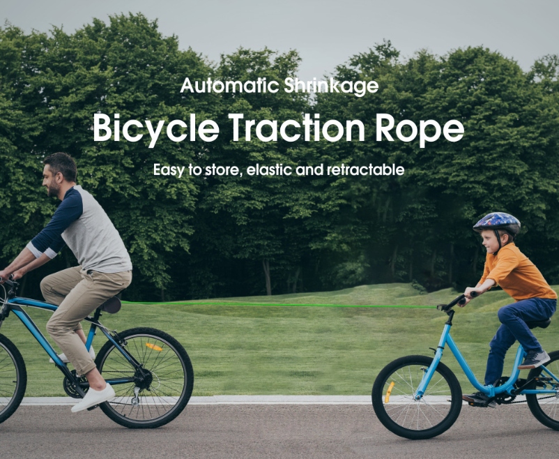 Ťažné lano na bicykel, samonavíjacie