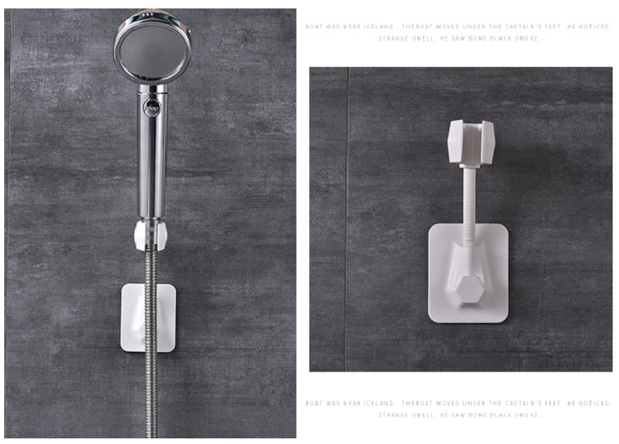 Držiak sprchy s nastaviteľným ramenom - zelený (1 ks)