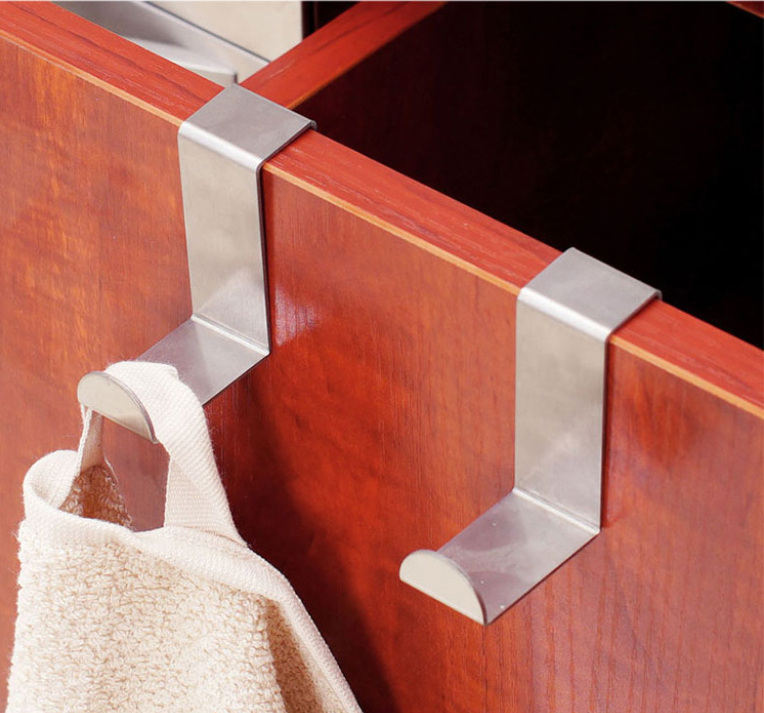 Nerezový háčik na dvere / skrinku - závesný (1 ks)