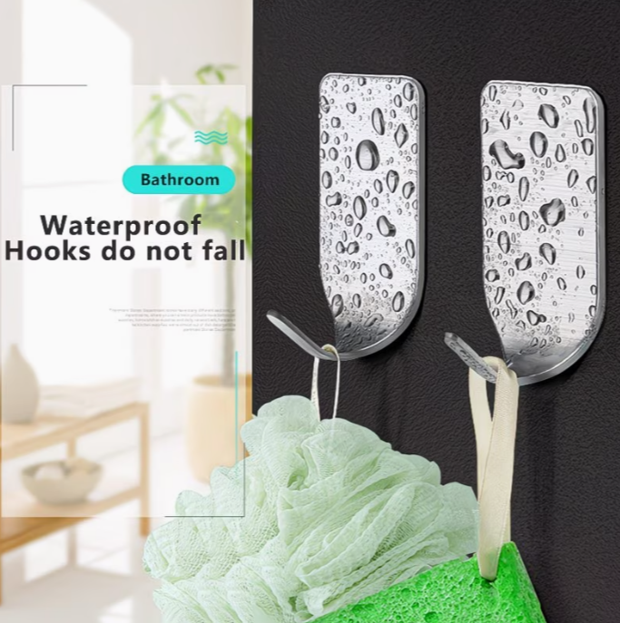 Samolepiaci háčik – nerez ovál 6 ks