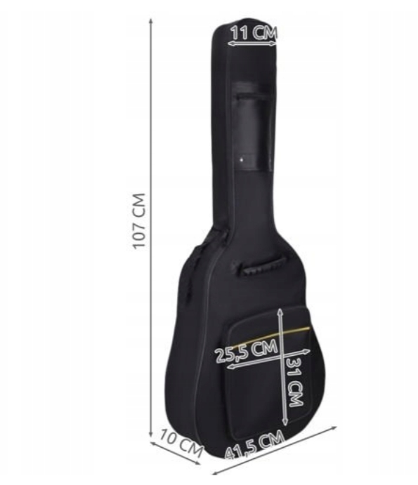 Obal na klasickú gitaru 41" / 107 cm - čierny
