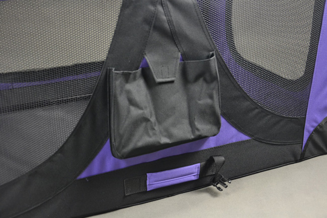 Klietka pre psa látková, prepravky, veľ. 3XL fialová ELEMENTRIX