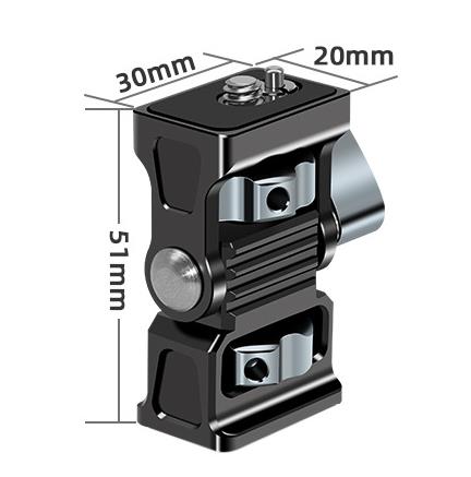 Kloubová hlava mini s adaptérem