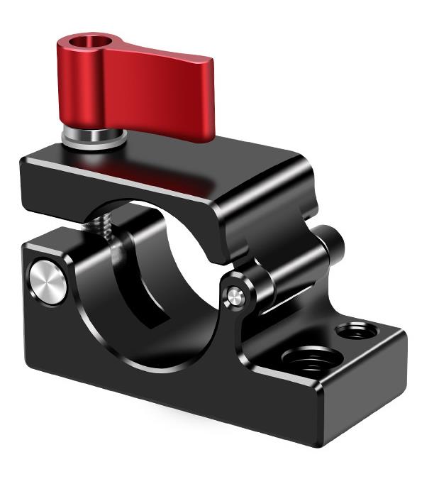 Svěrka Rig tyče 25mm, se závity 3/8" a 1/4"