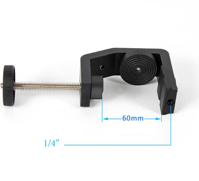 Stolní svěrka se šrouby a závity 1/4" větší