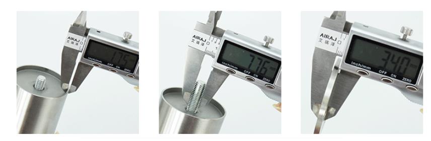 Nerezová nábytková nožka Ø 50 mm