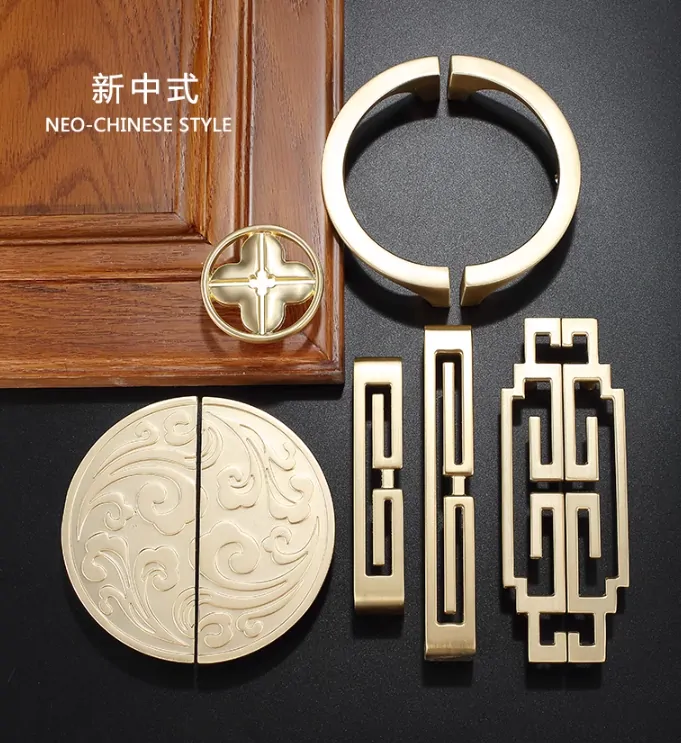 Šuplíkové madlo čínský moderní styl 58-96mm