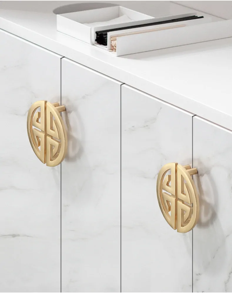 Šuplíkové, dverné madlo čínsky neo štýl 1535-64