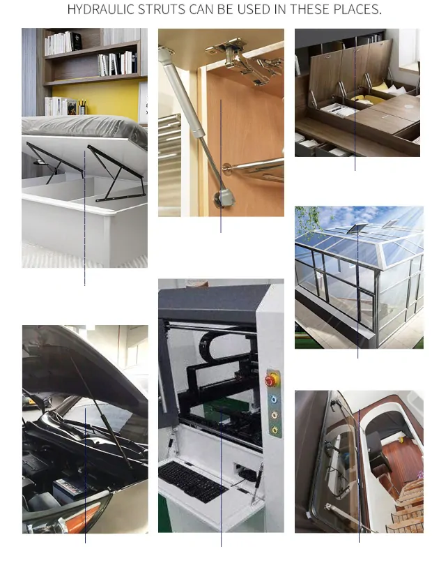 Plynový tlmič, piest odnímateľný 80N