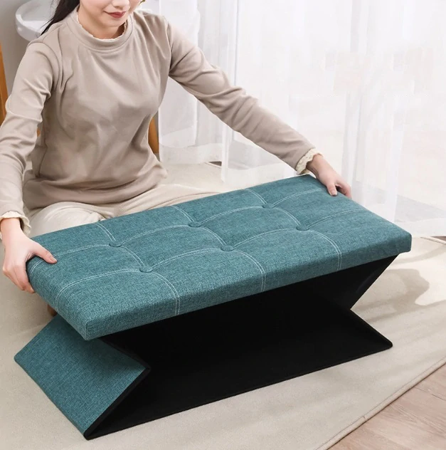 Taburet 76x38x38 svetlo šedá