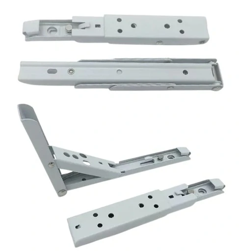 Sklopný držák police 340mm - biely [1pár]