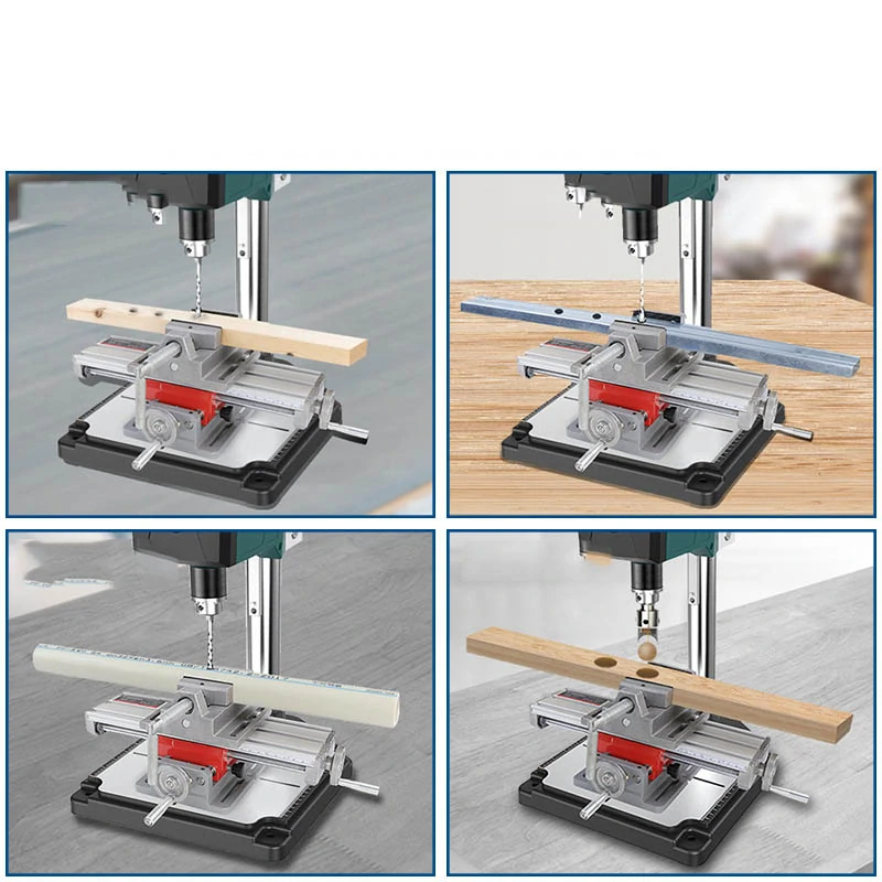 Krížový pracovný stôl 350X100mm červený hliník
