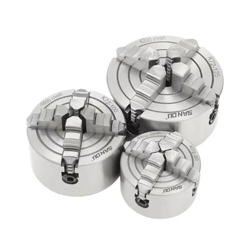 Skľučovadlo na sústruh, 100mm K72-100 4-čeľusťové