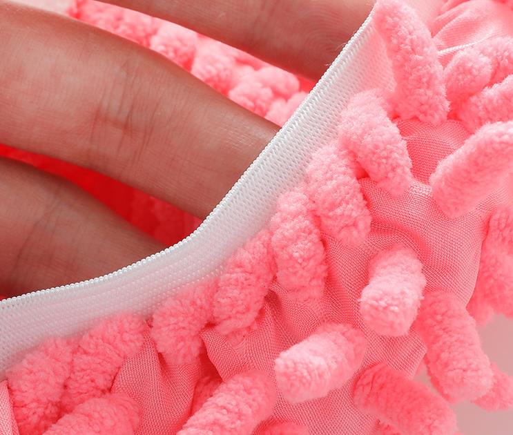 Čistiace návleky z mikrovlákna ružová