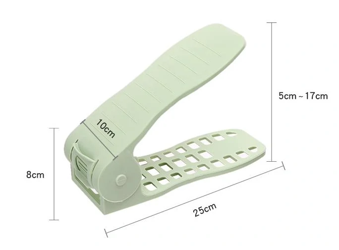 Plastový organizér na topánky - čierny 2ks