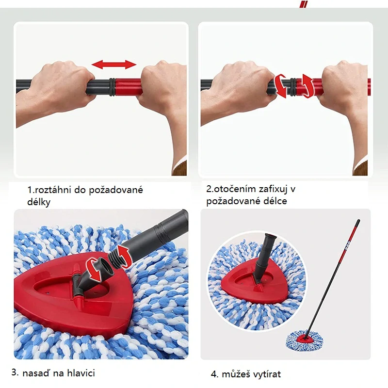 Teleskopická tyč pre mop Vileda Ultramat / Ultramax Wring Box