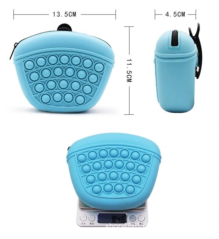 Silikónová taštička na maškrty pre psa zelená