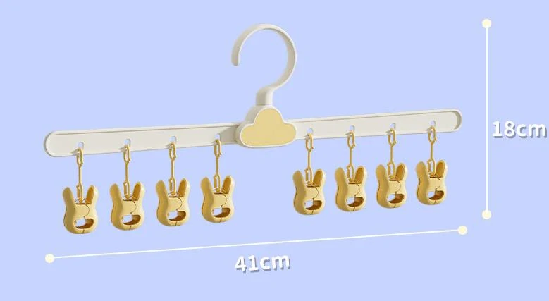 Vešiak na ponožky a spodnú bielizeň 8 klipov