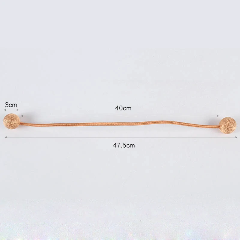 Magnetická spona na závesy - bežová