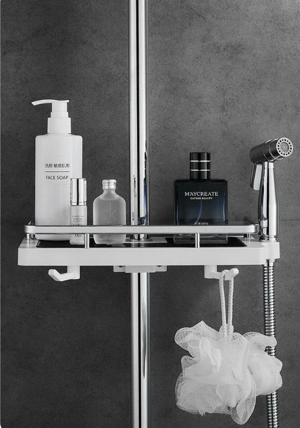 Polička na sprchovú tyč 22mm a 24mm