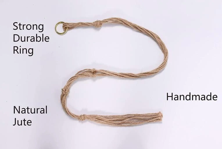 Záves na kvetináč - prírodný 60cm