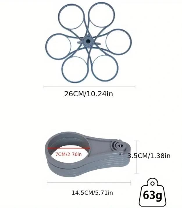 Skladací nosič na 6 téglikov