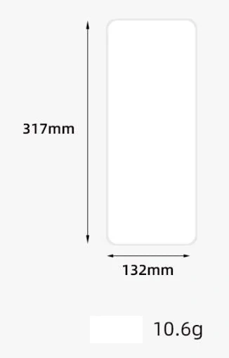 Silikónový ochranný kryt na klávesnici notebooku 317 x 132 mm