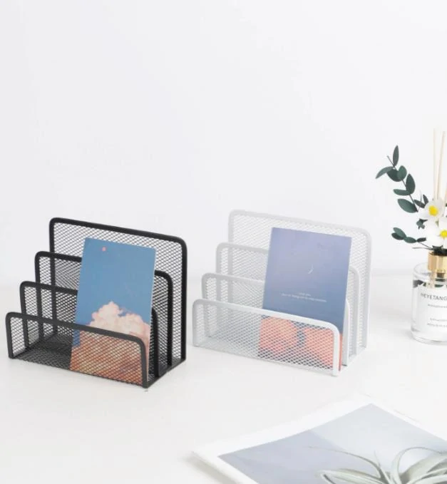Drôtený stolný stojan na dokumenty a listy – 3 priehradky