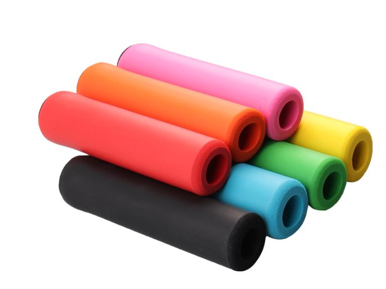 Penové gripy na bicykel (1 pár) – žltá