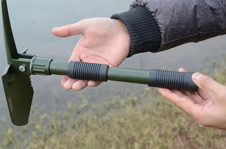 Skladacia multifunkčná lopatka model S profi– zelená