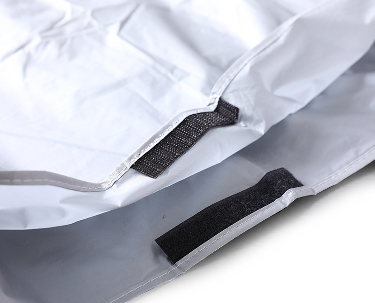 Ochranná plachta na bicykel - zosilnená verzia, šedá (2 m × 1 m)