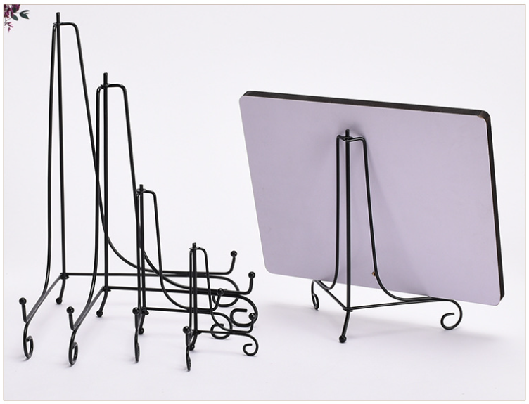 Kovový stojan vhodný pre okrúhle veci 150mm (1 ks, čierny)