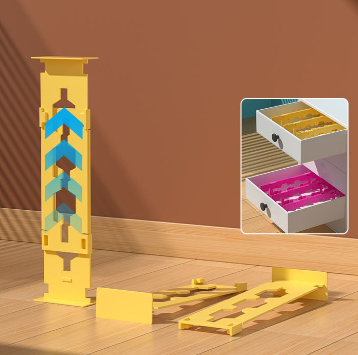 Nastaviteľná prepážka do šuplíka - biela