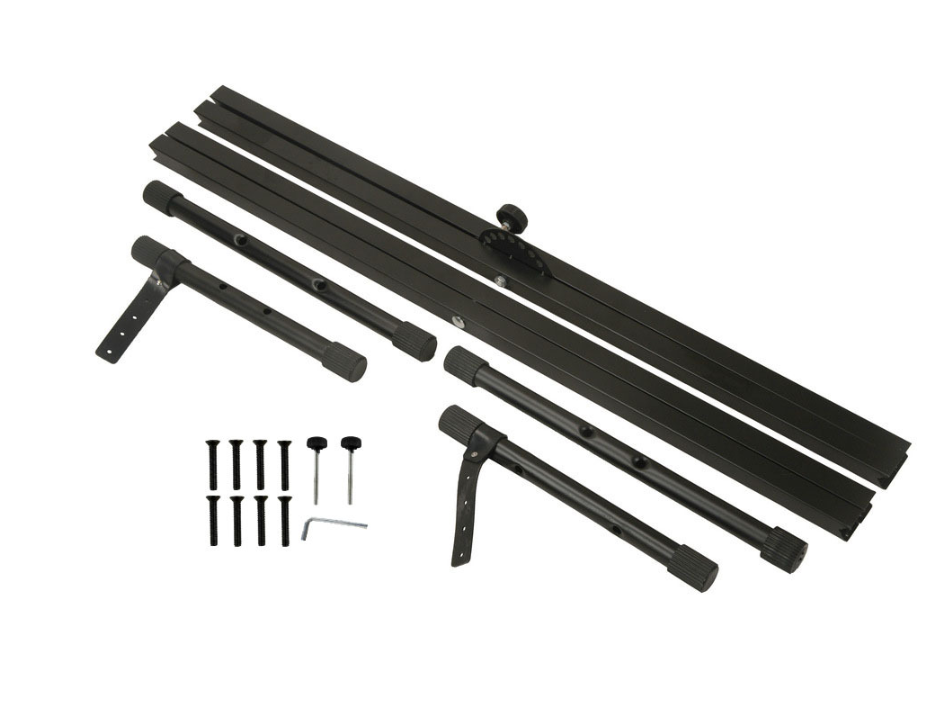 Stojan na klávesy – skladacia X konštrukcia (čierny)