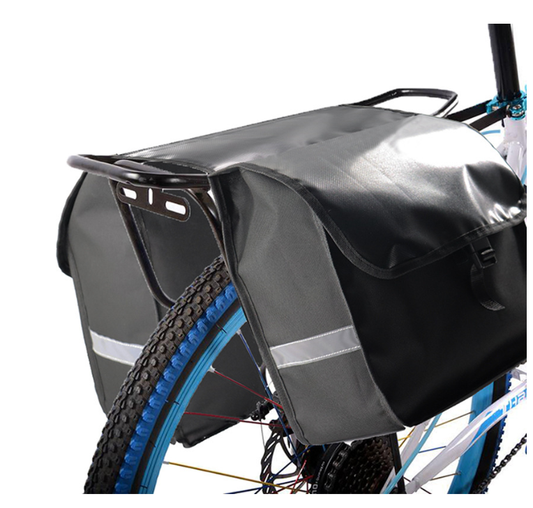 Dvojitá taška na bicykel na nosič - 28 L, vodeodolná