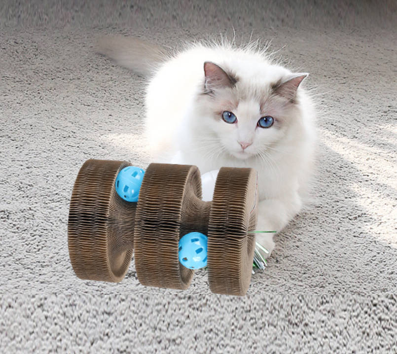 Škrabadlo pre mačky, harmonika - tunel