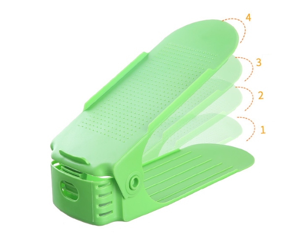 Nastaviteľný organizér na topánky - ružový