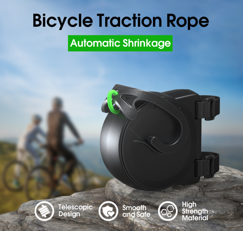 Ťažné lano na bicykel, samonavíjacie