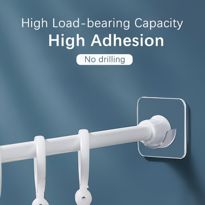 Samolepiaci držiak tyče / háčik – typu U (2 ks)