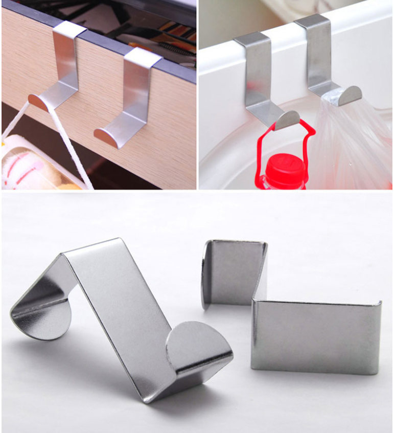 Nerezový háčik na dvere / skrinku - závesný (1 ks)