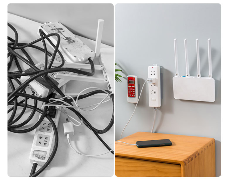 Samolepiaci držiak s protikusom - 3 páry